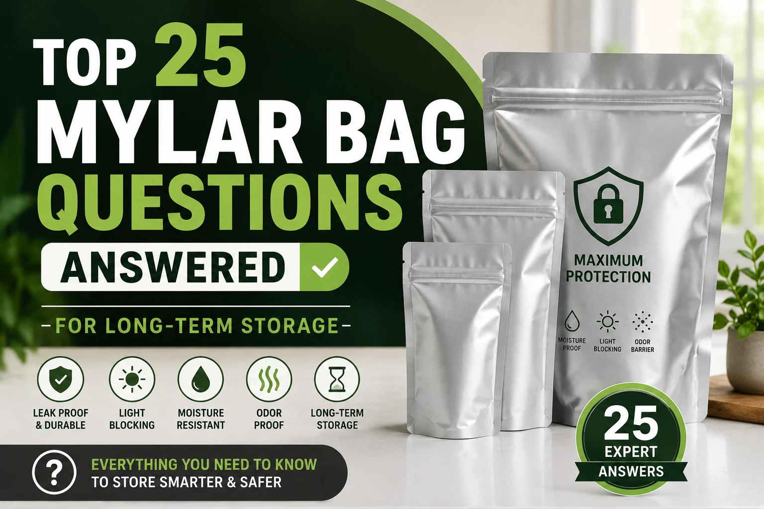 Top 25 Mylar Bags Questions Answered
