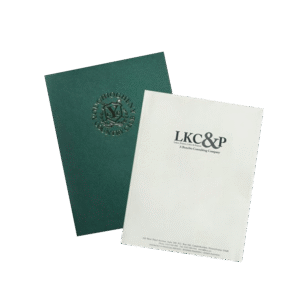 Custom Packaging USA, Custom Printed Boxes - Folders with Foiling