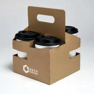 Custom Packaging USA, Custom Printed Boxes - 4 Inserts Carrier Boxes