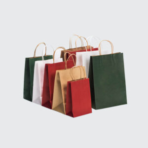 Custom Packaging USA, Custom Printed Boxes - Twisted Handle Paper Bags