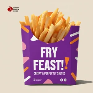 Custom Packaging USA, Custom Printed Boxes - Custom French Fry Boxes