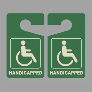 Handicap Hang Tag