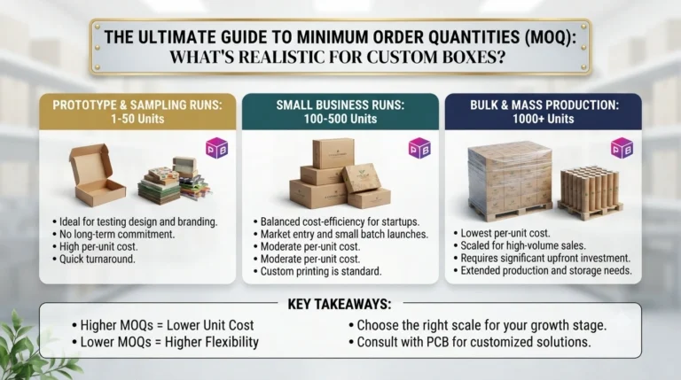 No MOQ Custom Boxes: What’s the Minimum Order Quantity, Really?