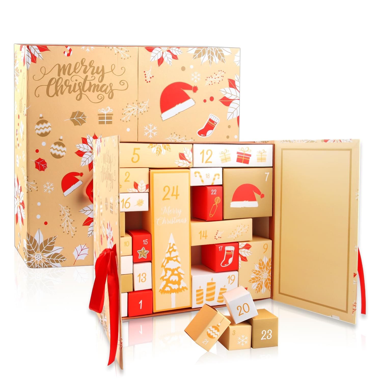 Custom Packaging USA Custom Printed Boxes Advent Calendar Cardboard